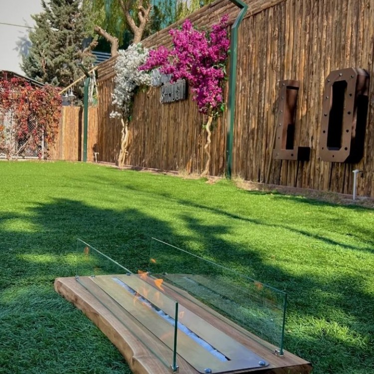 Ultra Mega Boy Doğal Ceviz Masaüstü Bioethanol Şömine Dekoratif Şömine 105cm Ultra Mega Boy Doğal Ceviz Masaüstü Bioethanol Şömine Dekoratif Şömine 105cm