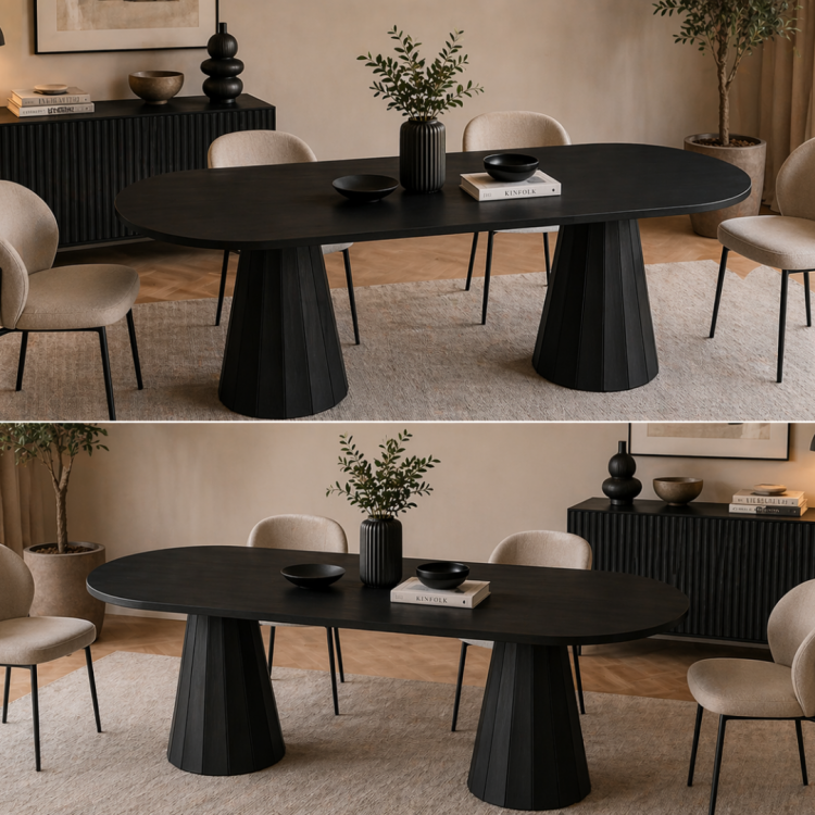Tamamı Doğal Gürgen Masif Ahşap Yemek Masası 160x90 cm – Oval Modern Tasarım Tamamı Doğal Gürgen Masif Ahşap Yemek Masası 160x90 cm – Oval Modern Tasarım