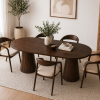 Tamamı Doğal Gürgen Masif Ahşap Yemek Masası 160x90 cm – Oval Modern Tasarım Tamamı Doğal Gürgen Masif Ahşap Yemek Masası 160x90 cm – Oval Modern Tasarım