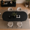 Tamamı Doğal Gürgen Masif Ahşap Yemek Masası 160x90 cm – Oval Modern Tasarım Tamamı Doğal Gürgen Masif Ahşap Yemek Masası 160x90 cm – Oval Modern Tasarım